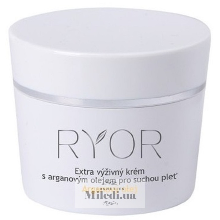 Крем екстра живильний Ryor з аргановою олією для сухої шкіри, 50 мл