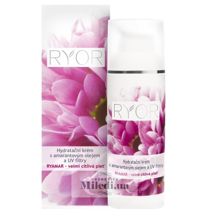 Гидратный крем с амарантовым маслом с уф-фильтрами Ryor Ryamar Hydrant Cream with Amaranth Oil 50 мл