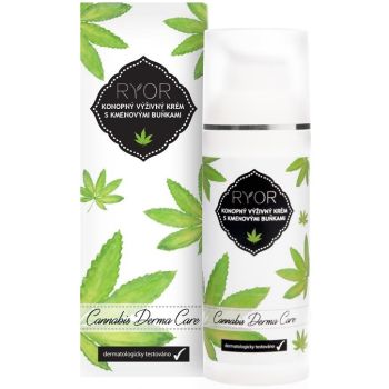 Конопляный питательный крем со стволовыми клетками Ryor Cannabis Derma Care Nourishing Hemp Cream Stem Cells 50 мл