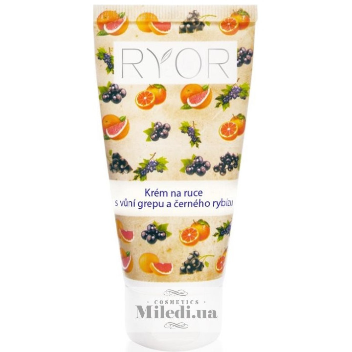 Крем для рук з грейпфрутом і чорною смородиною Ryor Hand Cream Scent of Grapefruit Black Currant 50 мл