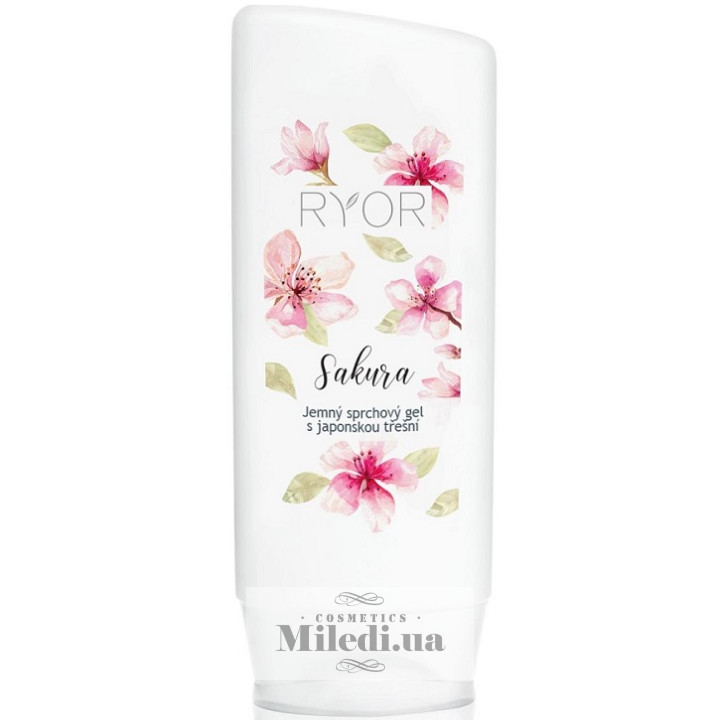 Нежный гель для душа Ryor с японской вишней, 200 мл