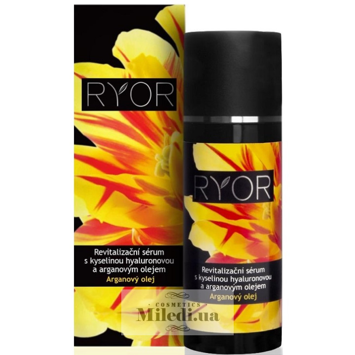 Ревитализирующая сыворотка с гиалуроновой кислотой и аргановым маслом Ryor Revitalizing Serum Hyaluronic Acid 50 мл