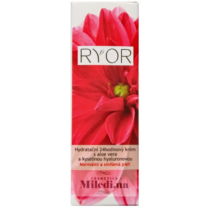 Увлажняющий крем Ryor 24ч с алоэ вера и гиалуроновой кислотой, 50 мл