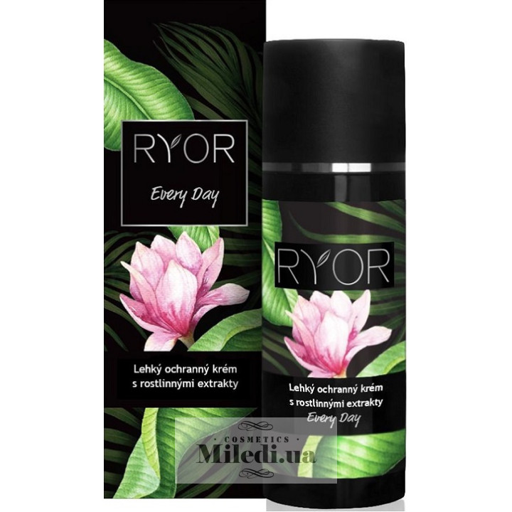 Захисний легкий крем Ryor з рослинними екстрактами, 50 мл