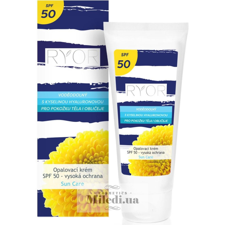 Солнцезащитный крем Ryor для лица и тела SPF50, 100 мл