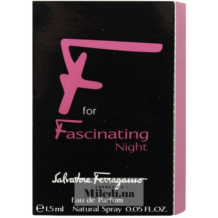 Salvatore Ferragamo F For Fascinating Night Парфумована вода пробник