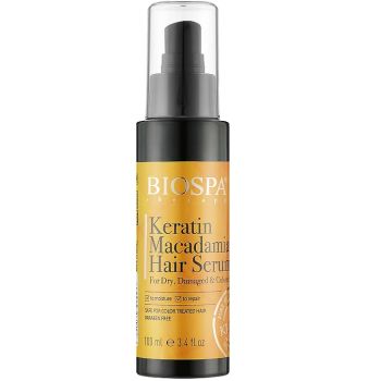 Масляная сыворотка для волос с кератином и макадамия Sea of Spa Bio Spa Keratin Macadamia Hair Serum 100 мл