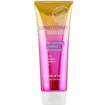 Кондиціонер з кератином для сухого пофарбованого волосся Sea of ​​Spa Conditioner Keratin for Dry Damaged & Colored Hair 250 мл