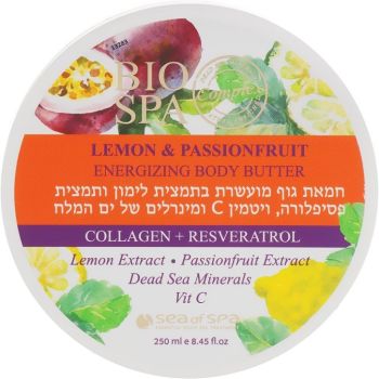 Крем-олія для тіла Лимон і пасіфлора Sea of ​​Spa Bio Spa Lemon & Passionfruit Energizing Body Butter 250 мл