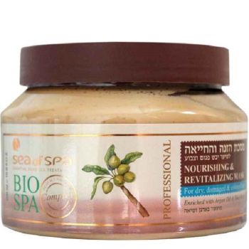 Маска живильна для сухого фарбованого волосся Sea of Spa Bio Spa Nourishing Revitalizing Hair Mask Dry Damaged Colored Hair 500 мл