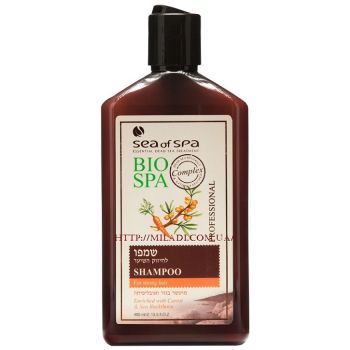 Шампунь с экстрактами моркови и облепихи Sea of Spa Bio Spa Professional Shampoo Stronger Hair Enriched Carrot Sea Buckthorn 400 мл