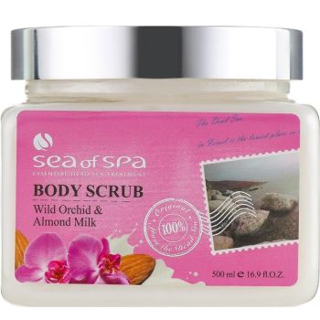 Скраб для тіла Дика орхідея і мигдальне молочко Sea of Spa Body Scrub Wild Orchid & Almond Milk 500 мл