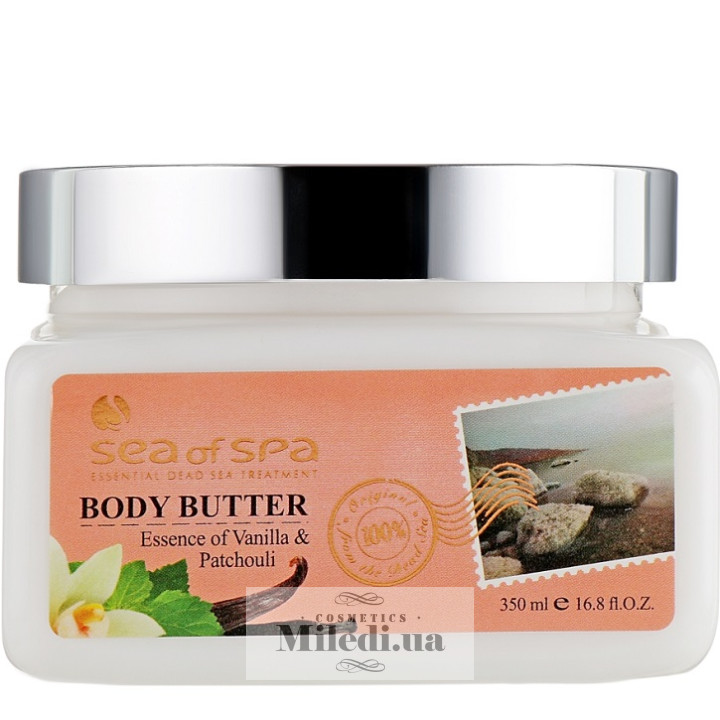 Сливки Sea of Spa Ваниль и пачули Body Butter Essence of Vanilla Patchouli, 350 мл