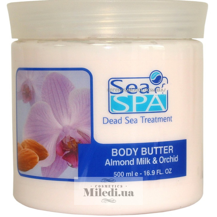 Сливки Sea of Spa Миндаль и орхидея Body Butter Almond Milk & Orchid, 500 мл