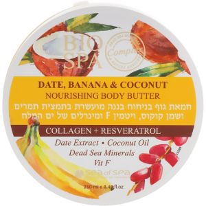 Крем-масло для тела с ароматом Финика и банана Sea of Spa Bio Spa Date Banana & Coconut Nourishing Body Butter