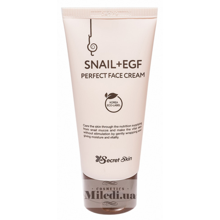 Крем з екстрактом равлику і фактором росту Secret Skin Snail + EGF Perfect, 50 мл