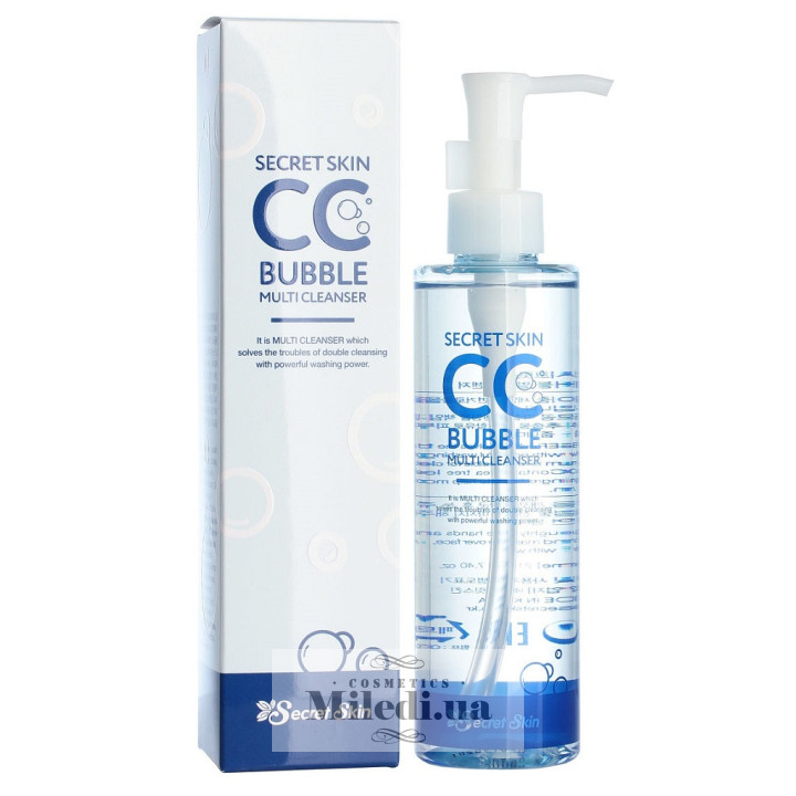 Очищаюча мікропінка для демакіяжу Secret Skin CC Bubble Multi Cleanser, 210 мл