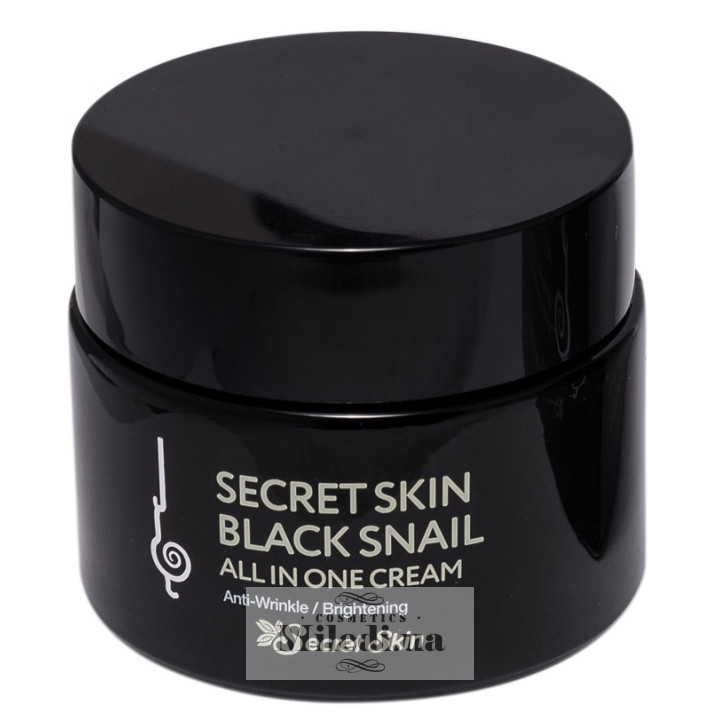 Крем Secret Skin Black Snail All In One Cream з муцином чорного равлику, 50 мл