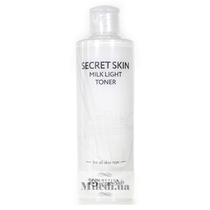 Освітлюючий тонер Secret Skin Milk Light Toner з молочними протеїнами, 250 мл