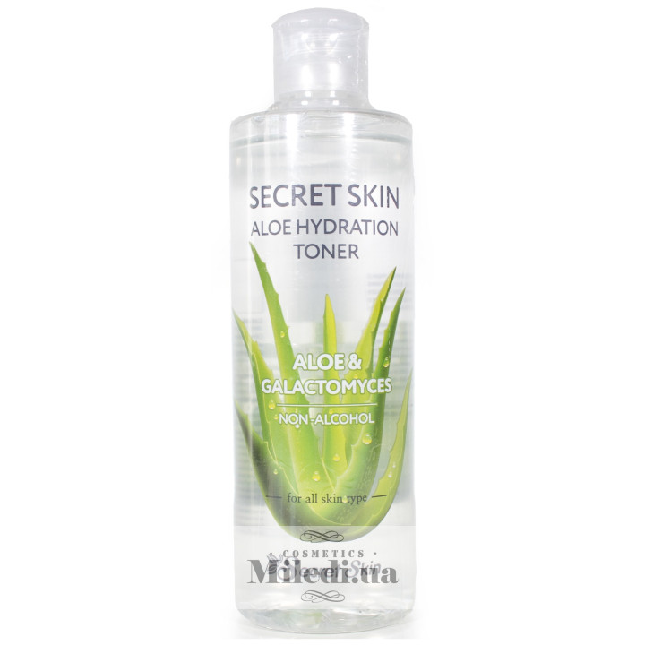Зволожуючий тонер Secret Skin Aloe Hydration Toner з екстрактом алое, 250 мл