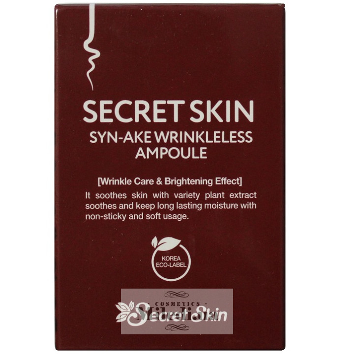 Сыворотка с пептидом змеиного яда Secret Skin Syn-Ake Wrinkleless, 30 мл