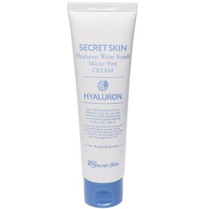 Зволожуючий гіалуроновий крем з ефектом мікропілінгу Secret Skin Hyaluron Water Bomb Micro-Peel Cream 70 мл