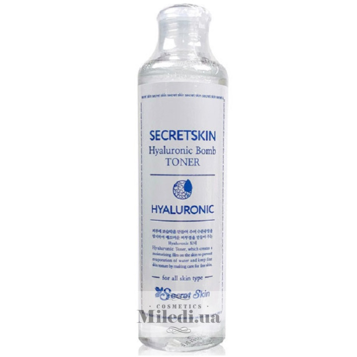 Гиалуроновый тонер Secret Skin Hyaluronic Bomb Toner, 250 мл
