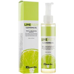 Гідрофільна олія з екстрактом лайму і вітаміном С Secret Skin Lime Fizzy Cleansing Oil 150 мл