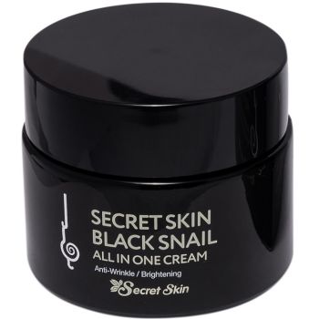Мультифункціональний крем з муцином чорного равлику Secret Skin Black Snail All In One Cream 50 мл