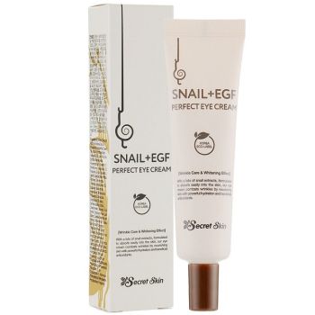 Крем навколо очей з муцином равлику і EGF фактором Secret Skin Snail + EGF Perfect Eye Cream 30 мл