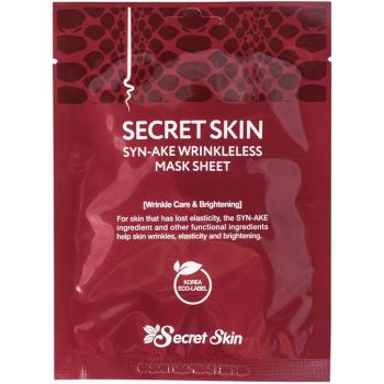Маска з пептидом зміїної отрути Secret Skin Syn-Ake Wrinkleless Mask Sheet (шт)