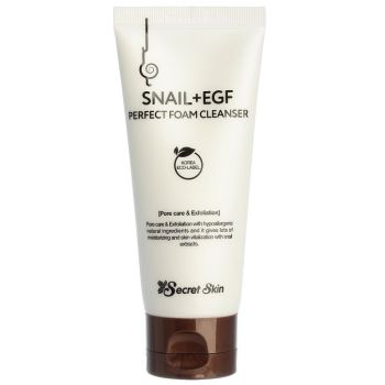 Пенка для умывания с муцином улитки Secret Skin Snail + EGF Perfect Foam Cleanser 100 мл