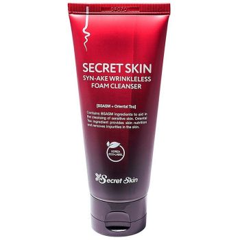 Пінка для вмивання з пептидом зміїної отрути Secret Skin Syn-Ake Wrinkleless Foam Cleanser 100 мл