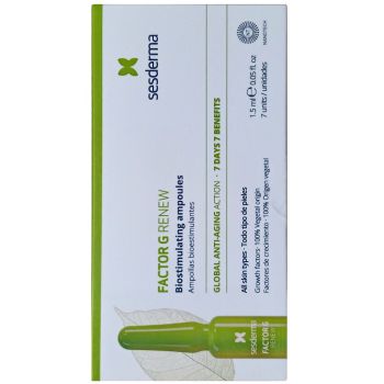 Біостимулюючі ампули для обличчя Sesderma Laboratories Factor G Renew Biostimulating Ampoules 7х1,5ml