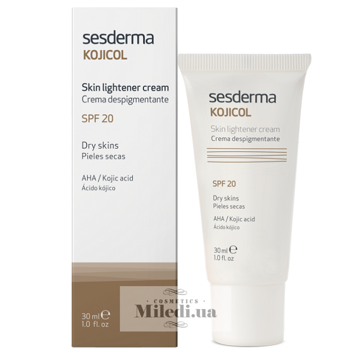 Депигментирующий крем Sesderma Kojicol Skin Lightener Cream SPF20, 30 мл
