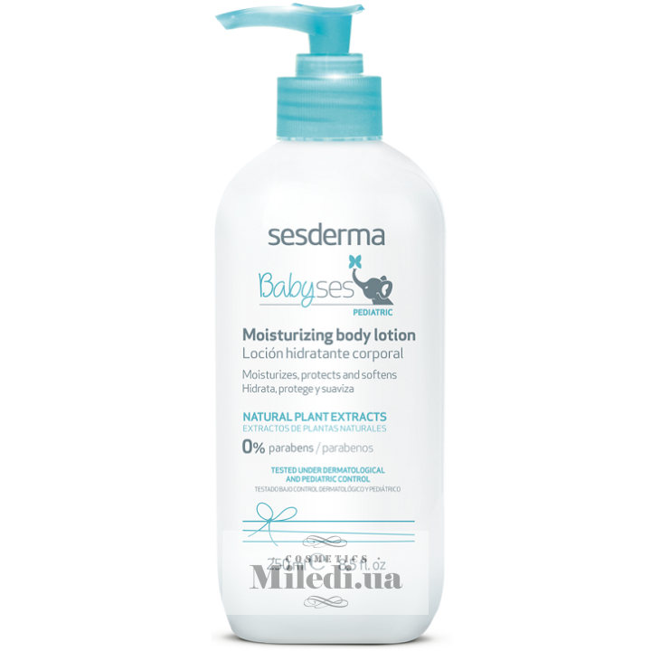 Детский увлажняющий лосьон Sesderma Babyses Moisturizing Body Lotion, 250 мл