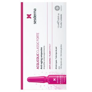 Ампулы с 10% гликолевой кислотой Sesderma Laboratories Acglicolic Classic Forte Anti-Aging Ampoules 10х1,5ml