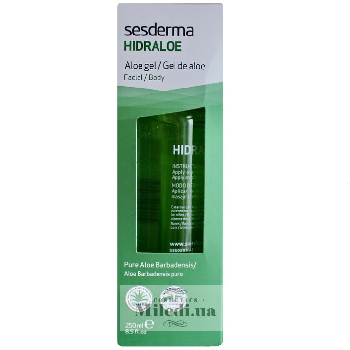 Гель Алое Sesderma Laboratories Hidraloe Facial Body Aloe, 250 мл