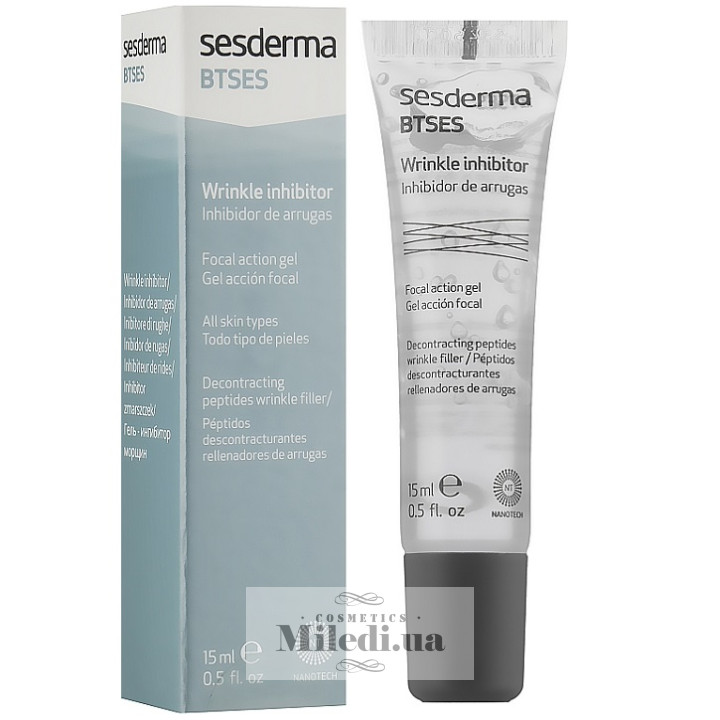 Гель ингибитор морщин Sesderma BTSeS Facial Wrinkle Inhibitor, 15 мл