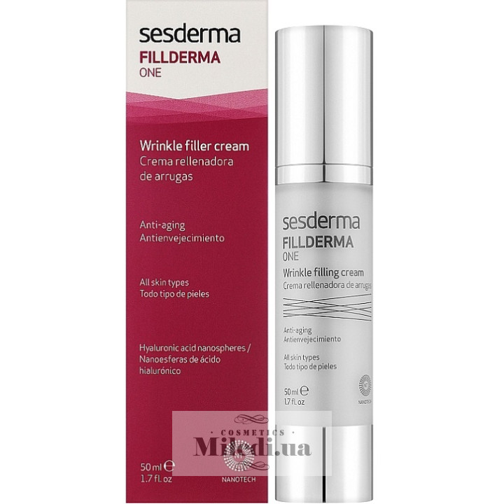 Крем Sesderma Fillderma One Facial Wrinkle Filling  для заповнення зморшок, 50 мл
