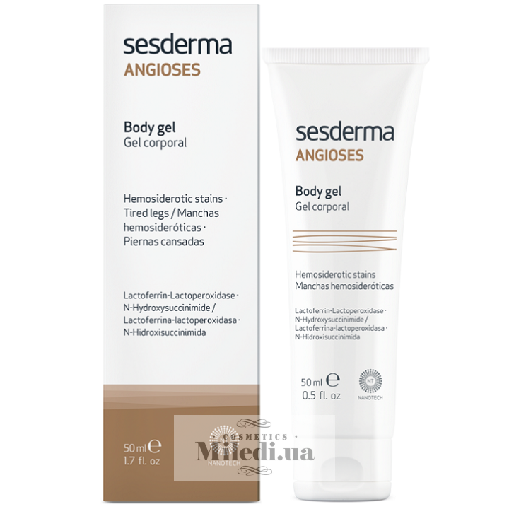 Гель от усталости ног Sesderma для улучшения кровообращения и лимфотока, 50 мл