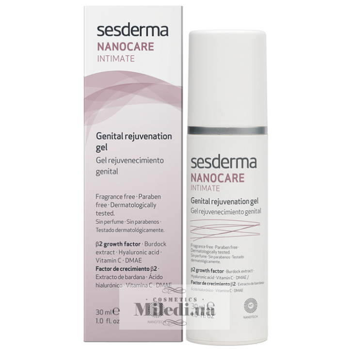 Генитальный омолаживающий гель Sesderma Nanocare Intimate Genital, 30 мл