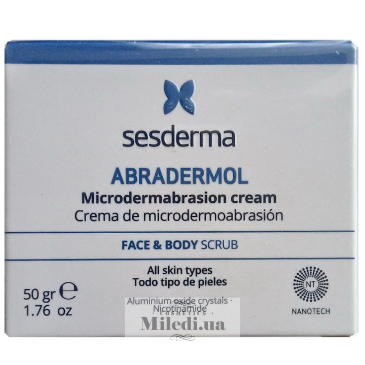 Крем Sesderma Abradermol для мікродермабразії шкіри, 50 мл
