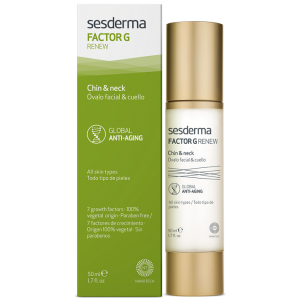 Омолаживающий крем-гель для овала лица и шеи Sesderma Laboratories Factor G Renew Chin & Neck 50 мл