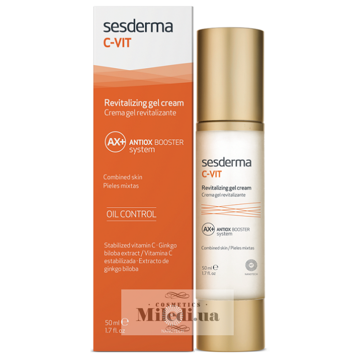 Крем-гель Sesderma C-Vit з вітаміном «С» Revitalizing Gel Cream, 50 мл