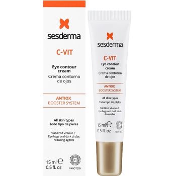 Крем навколо очей з вітаміном С Sesderma Laboratories C-Vit Facial Eye Contour Cream 15 мл