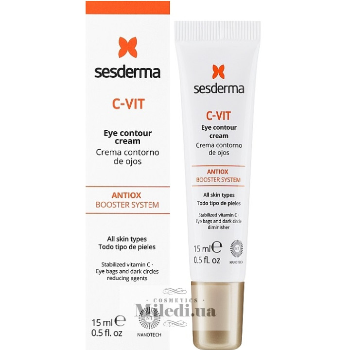 Крем-контур Sesderma C-Vit для кожи вокруг глаз с витамином «С», 15 мл