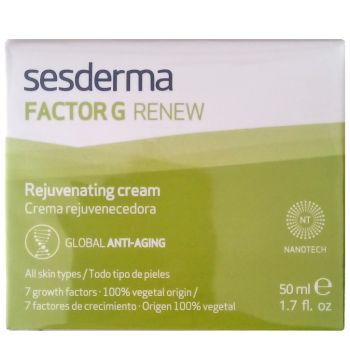 Омолоджуючий крем на основі міметичних пептидів Sesderma Laboratories Factor G Renew Rejuvenating Cream 50 мл