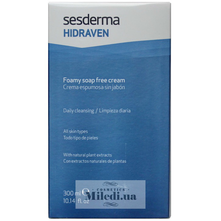 Крем для умывания Sesderma Hidraven Soap Free Foamy Cream, 300 мл