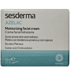 Увлажняющий крем при куперозе демодексе и розацеа Sesderma Laboratories Azelac Moisturizing Face Cream 50 мл